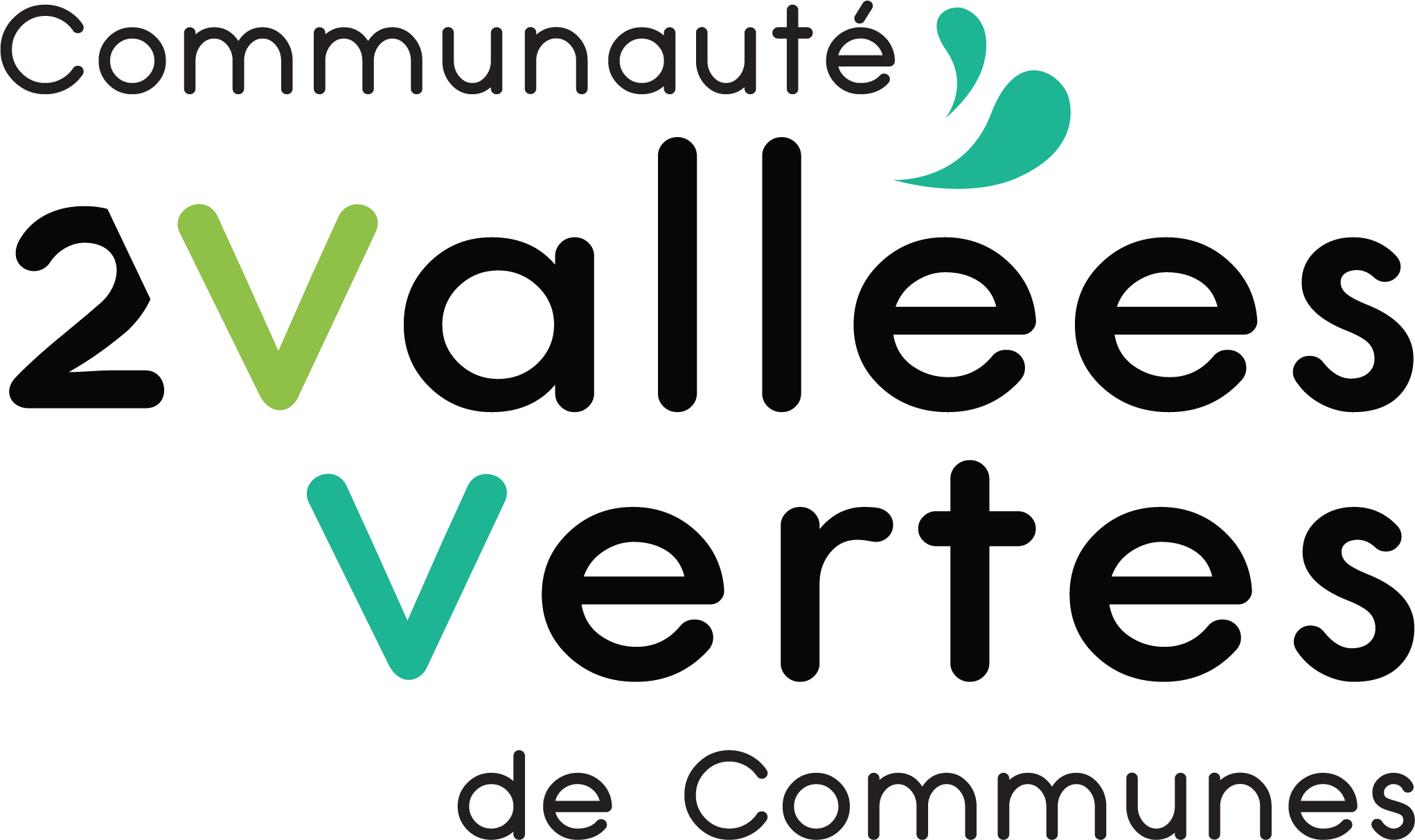 Logo de la Communauté de communes des 2 vallées vertes